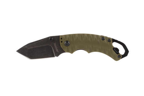Kershaw Knives OD green Shuffle II is a lightweight knife ideally suited to everyday carry with a compact, pocket friendly size